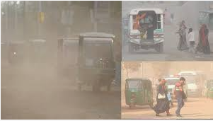 ঢাকা এবং বিশ্বের কিছু শহরের শীর্ষ বায়ুদূষণ মান—IQAir-এর র‍্যাংকিং, যেখানে ঢাকা ‘মাঝারি’ অবস্থানে এবং কামপালা শীর্ষে।