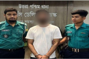 উত্তরায় সানজিদ হোসেন মৃধা হত্যা মামলার আসামি ছাত্রলীগ নেতা ফয়সাল আহম্মেদ পারভেজকে গ্রেফতার করেছে পুলিশ