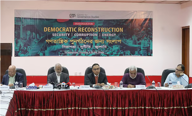 বিএনপি নেতা মঈন খান সংস্কারপ্রক্রিয়া নিয়ে মন্তব্য করছেন